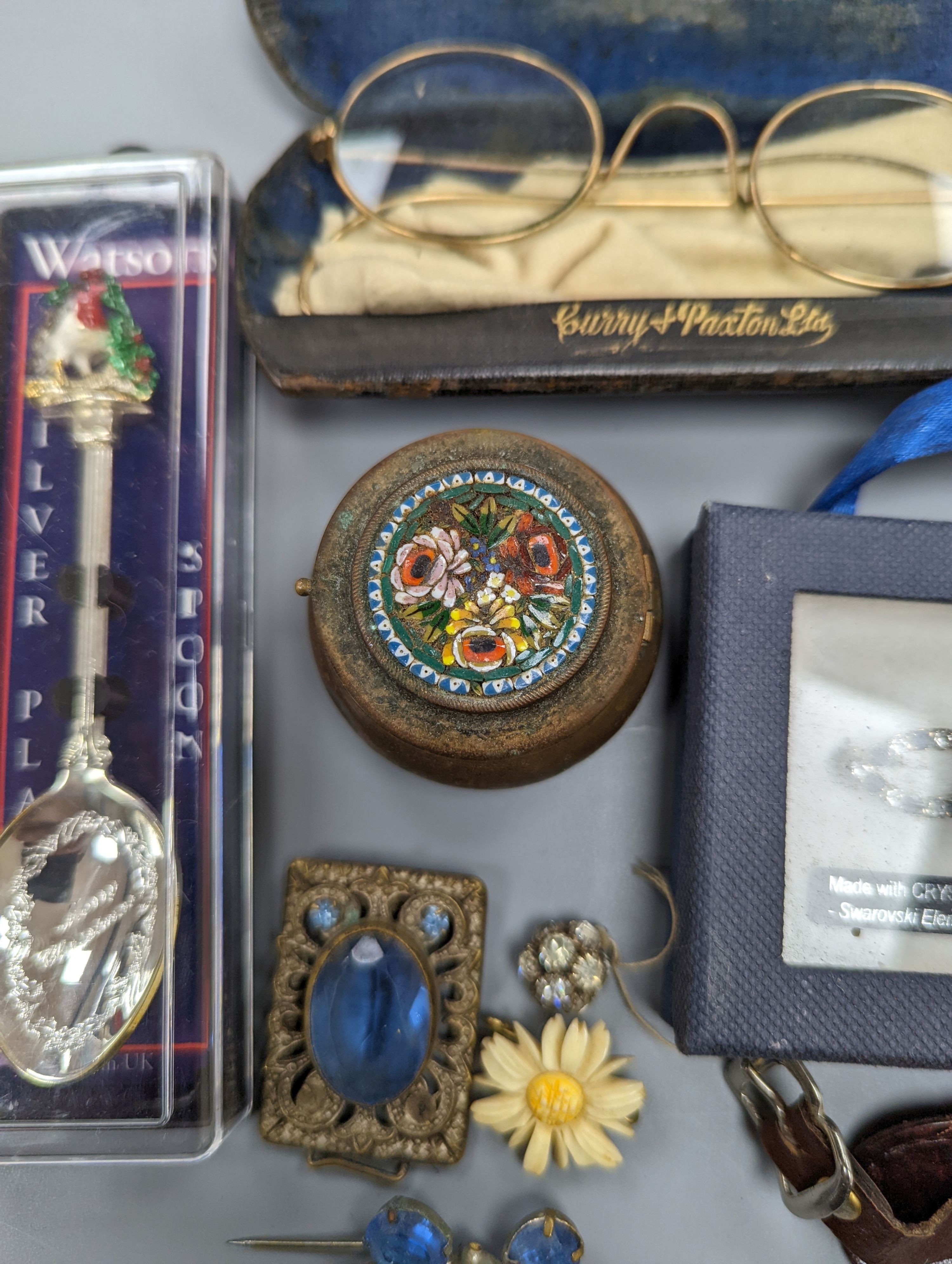 Miscellaneous items including a railway watch